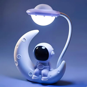 LED-світильник «Астронавт на Місяці» з підставкою для канцелярії - Зображення 3