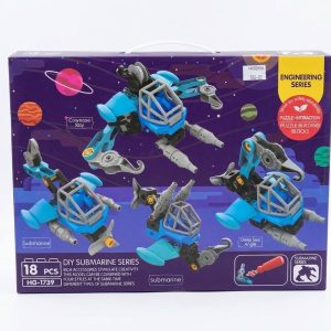 Конструктор «DIY Submarine Series» — Морська техніка 4-в-1